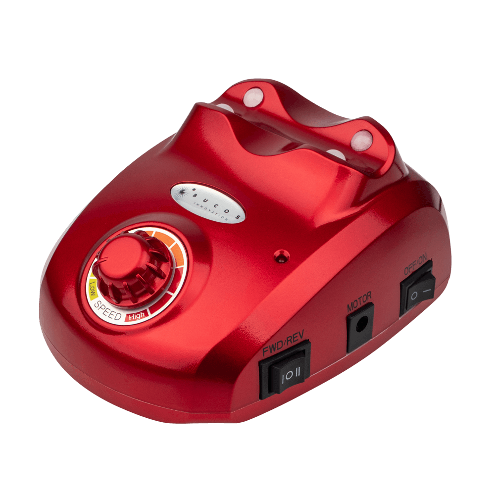 BUCOS ZS-603 PRO RED Professional Nail Drill – 45W and 35,000 RPM for Manicure